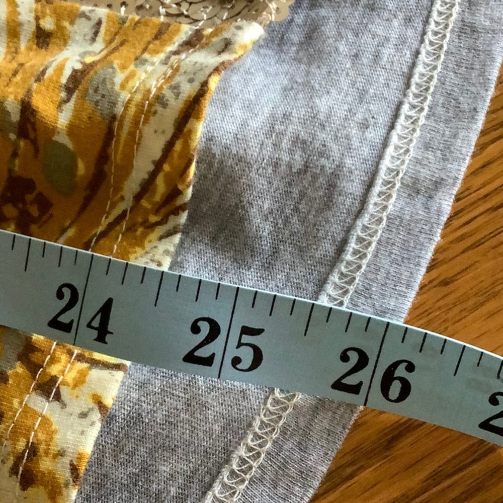 Anthropology, Tiny brand, tank with sequins, chiffon, poly cotton multic… - Picture 13 of 13